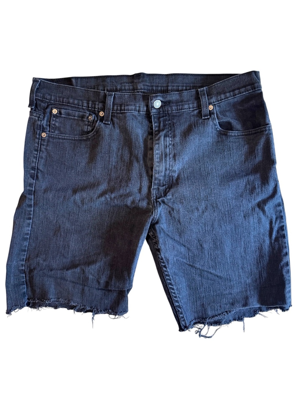 Levi's 569 Men's Cut Off Jean Shorts Black
